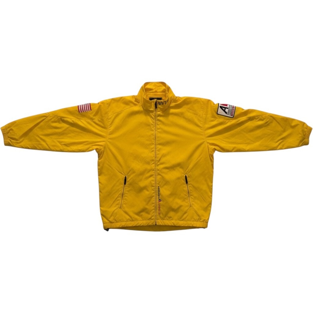 NWT American Living Yachting Jacket Yellow Sailing Windbreaker Men's Medium US-7